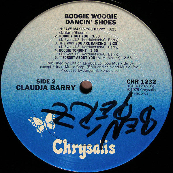 Claudja Barry : Boogie Woogie Dancin' Shoes (LP, Album, San)