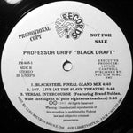 Professor Griff : Blackdraft (12", Promo)