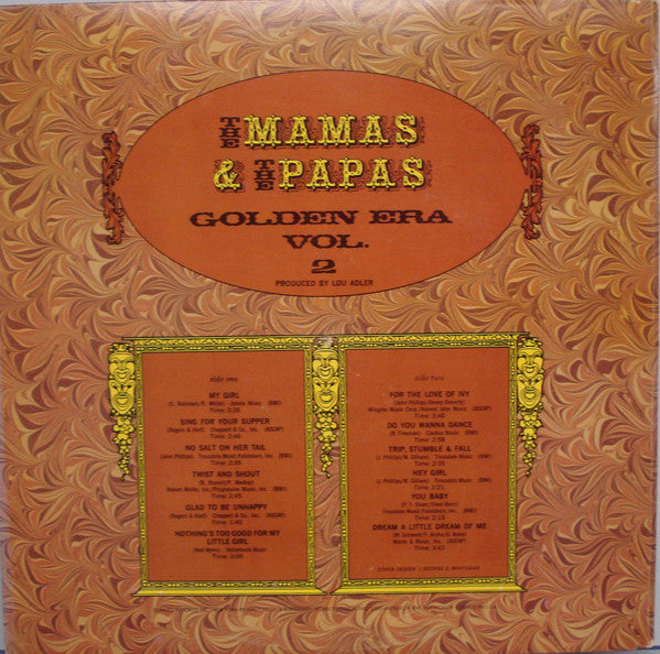 The Mamas & The Papas : Golden Era Vol. 2 (LP, Comp, MGM)
