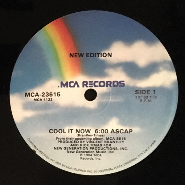 New Edition : Cool It Now (12", Glo)