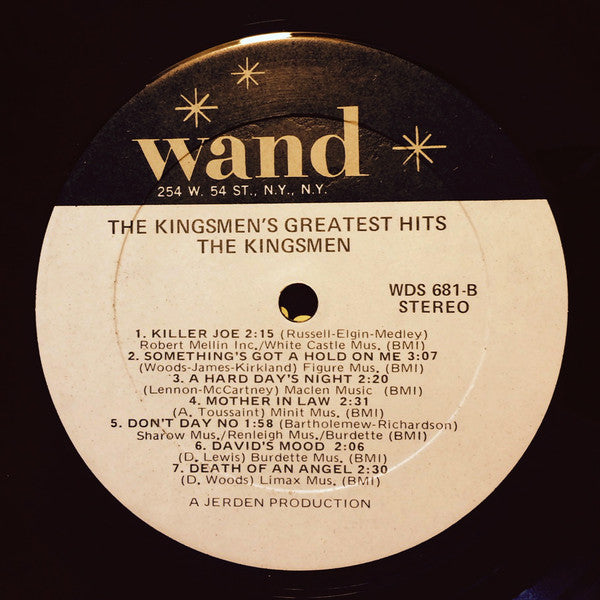 The Kingsmen : The Kingsmen's Greatest Hits (LP, Comp)