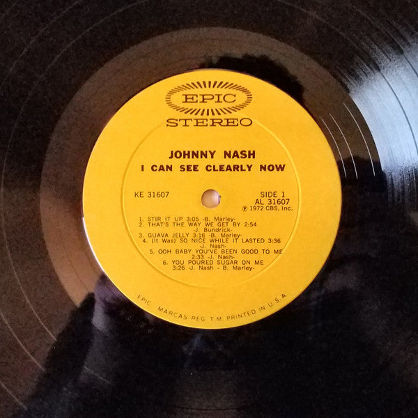 Johnny Nash : I Can See Clearly Now (LP, Album, Pit)