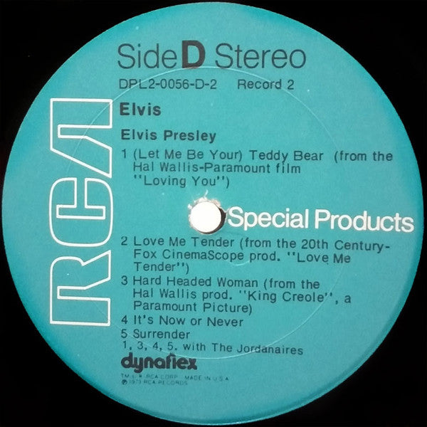 Elvis Presley : Elvis (2xLP, Comp, Pla)