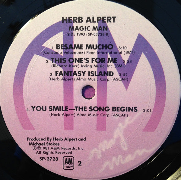 Herb Alpert : Magic Man (LP, Album)