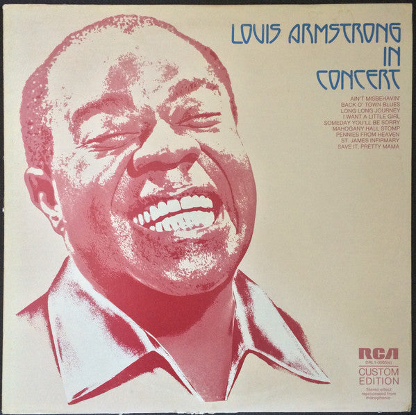 Louis Armstrong : Louis Armstrong In Concert (LP)