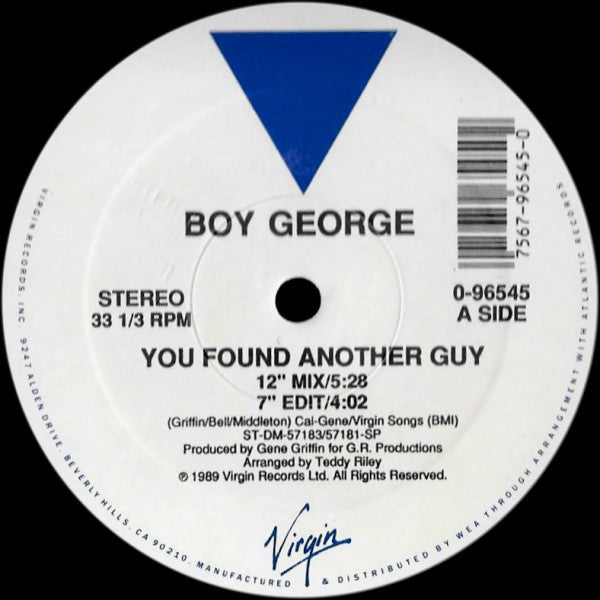 Boy George : You Found Another Guy (12", Single)