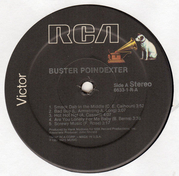 Buster Poindexter : Buster Poindexter (LP, Album, Hau)
