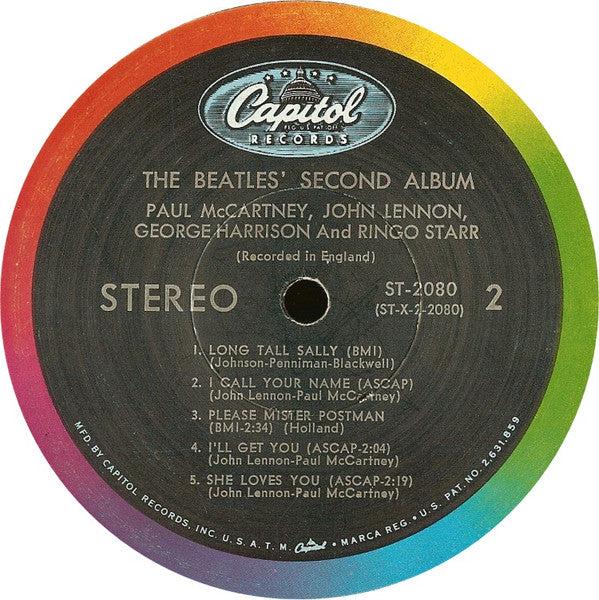 The Beatles : The Beatles' Second Album (LP, Album, Scr)