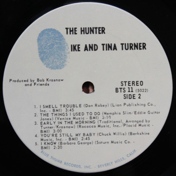 Ike & Tina Turner : The Hunter (LP, Album, RE)