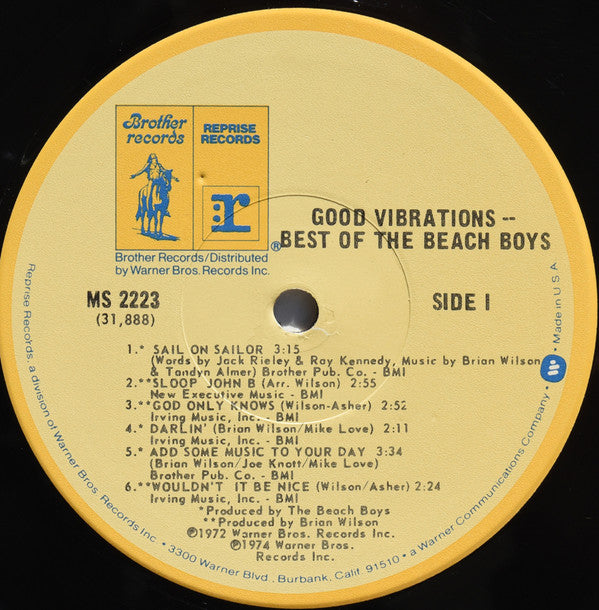 The Beach Boys : Good Vibrations - Best Of The Beach Boys (LP, Comp, Jac)