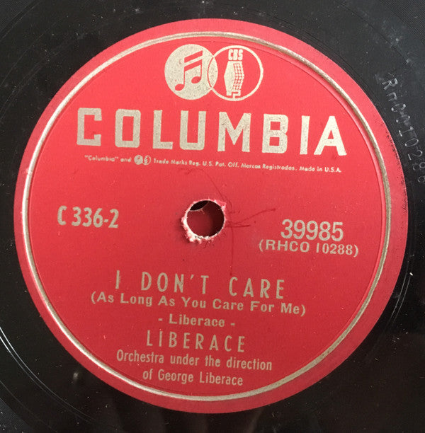 Liberace : Liberace By Candlelight (4xShellac, 10", Album)
