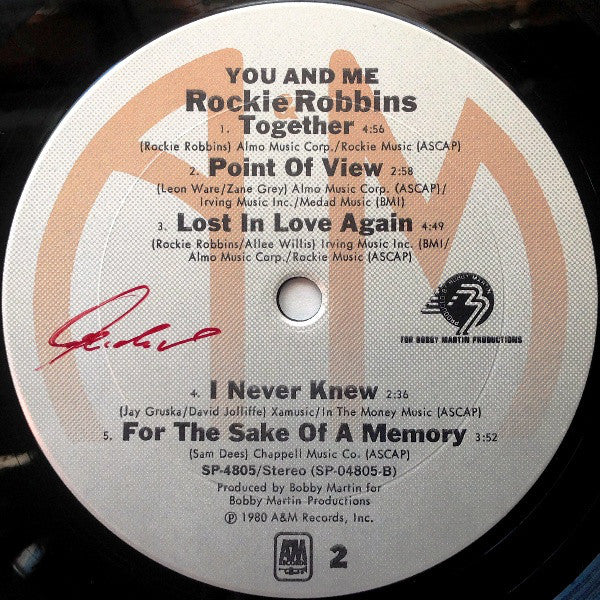 Rockie Robbins : You And Me (LP, Album)