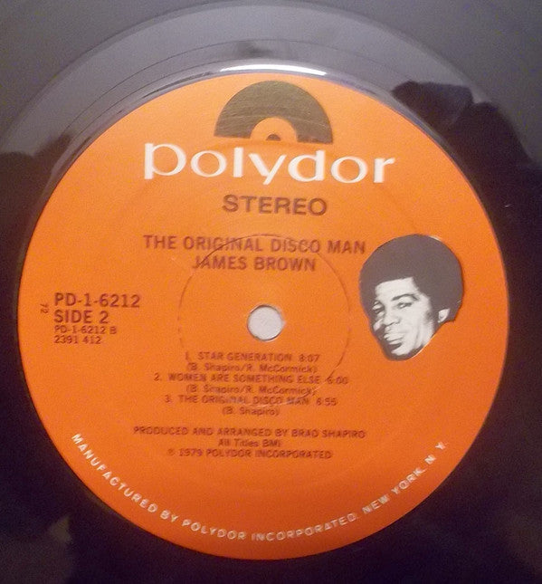 James Brown : The Original Disco Man (LP, Album, PRC)
