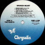 The Babys : Broken Heart (LP, Album, San)