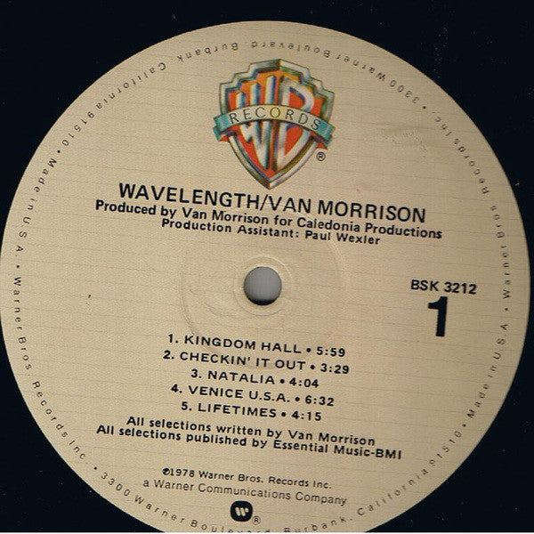 Van Morrison : Wavelength (LP, Album)