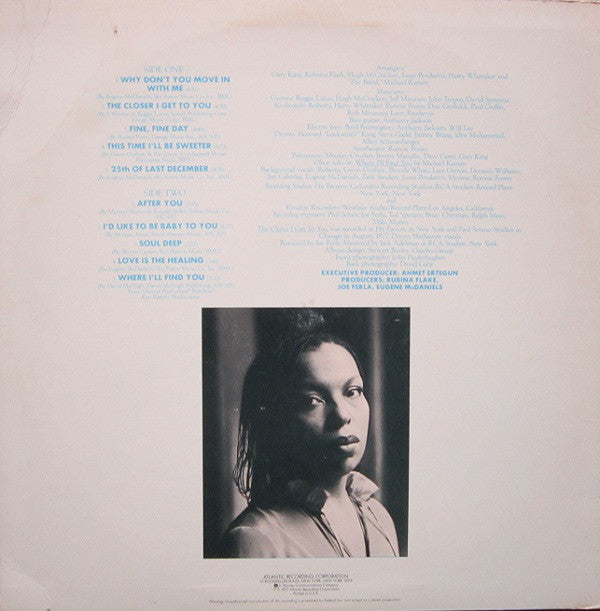 Roberta Flack : Blue Lights In The Basement (LP, Album, PR)