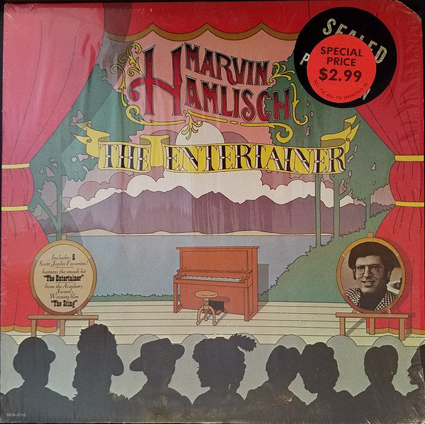 Marvin Hamlisch : The Entertainer (LP, Album, Pin)