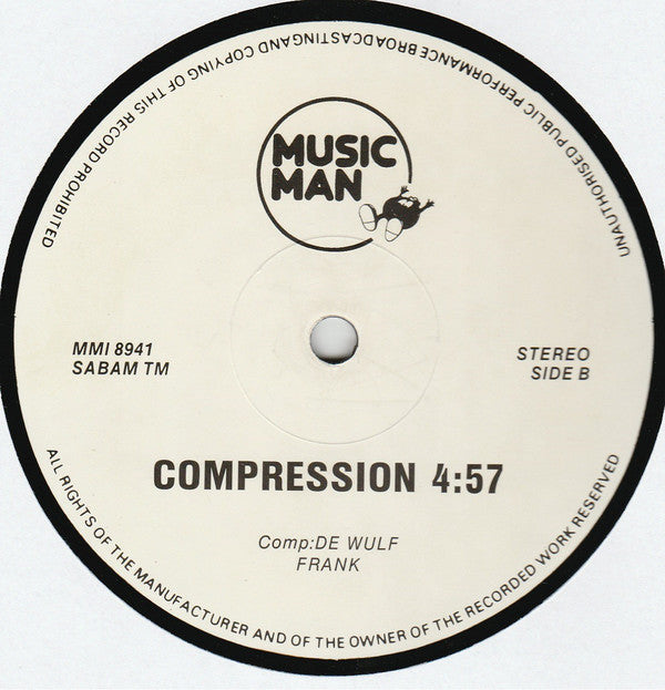Kris Kastaar / Frank De Wulf : KK Mix Volume One / Compression (12", P/Mixed, Bla)