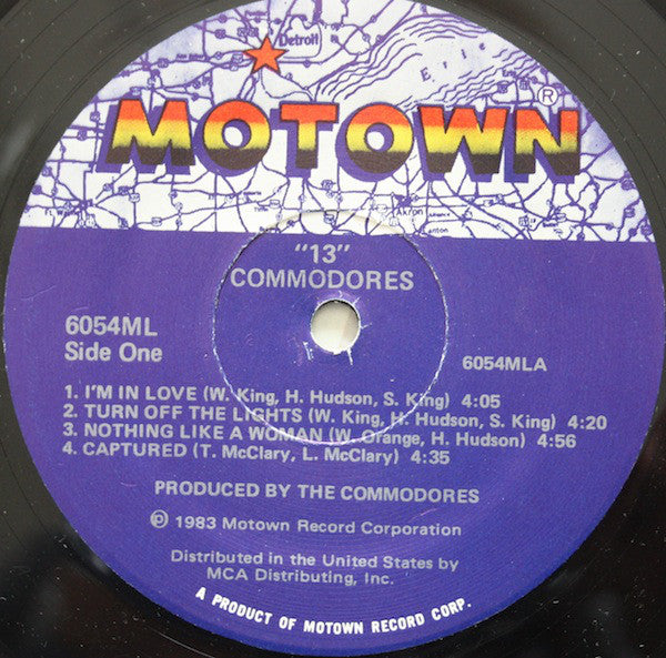Commodores : Commodores 13 (LP, Album, Gat)