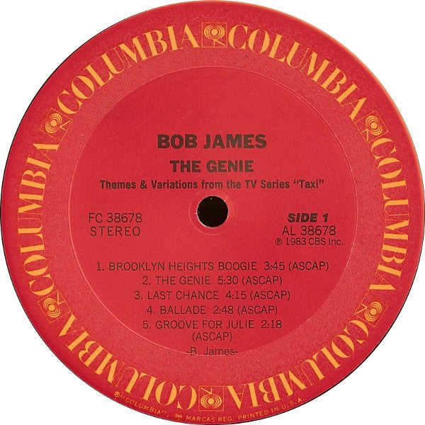 Bob James : The Genie: Themes & Variations From The TV Series "Taxi" (LP, Album)