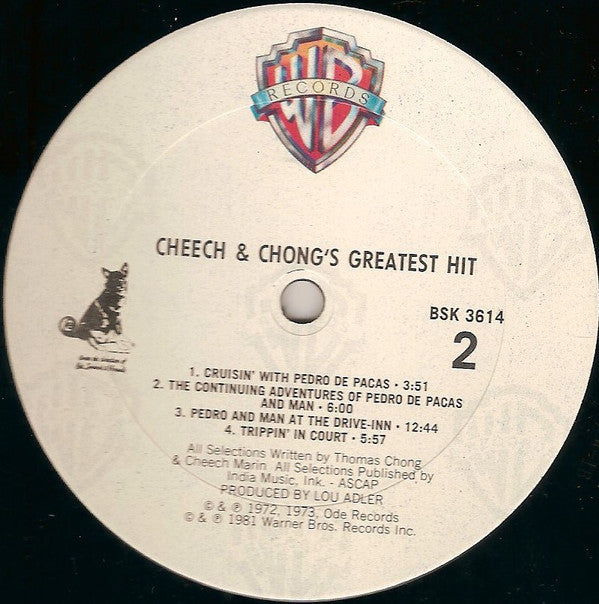 Cheech & Chong : Cheech & Chong's Greatest Hit (LP, Comp, Club)