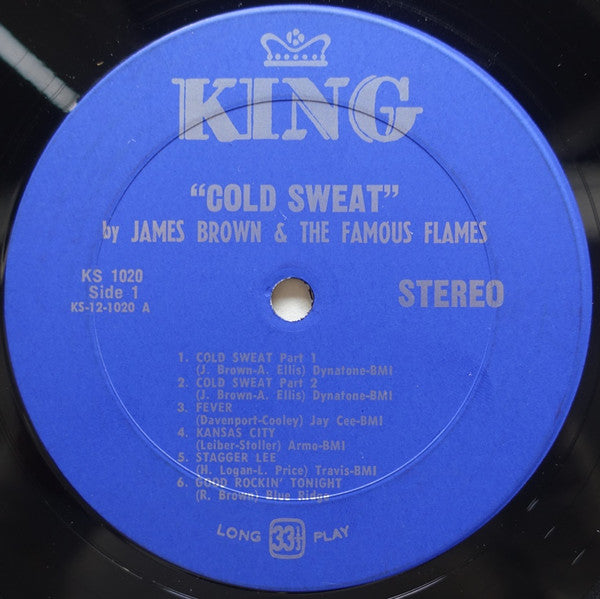 James Brown & The Famous Flames : Cold Sweat (LP, Album, Blu)