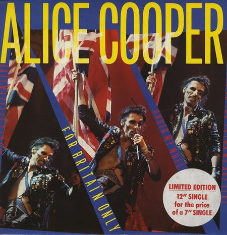 Alice Cooper (2) : For Britain Only (12", Single, Ltd)