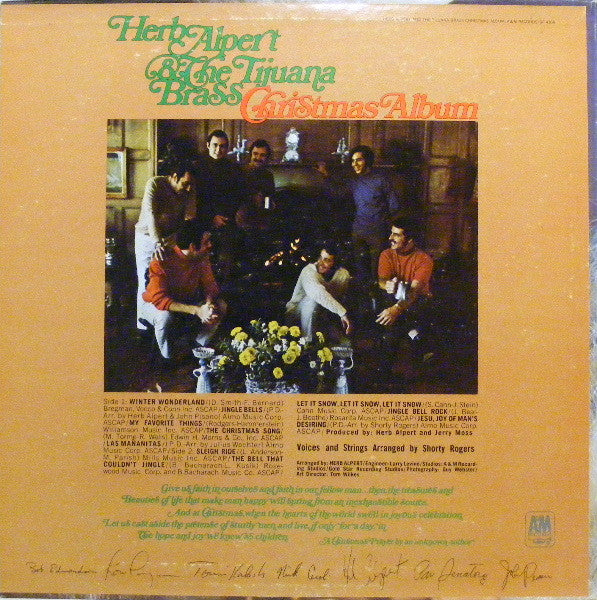 Herb Alpert & The Tijuana Brass : Christmas Album (LP, Album)