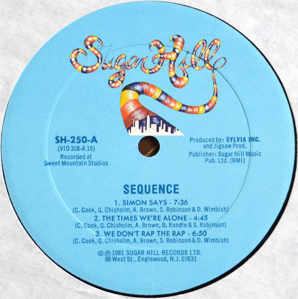 The Sequence : Sugar Hill Presents The Sequence (LP, Album)