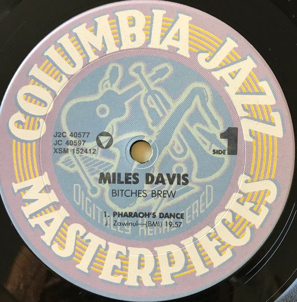 Miles Davis : Bitches Brew (2xLP, Album, RE, RM, Car)