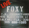 Foxy : Live (LP, Album)