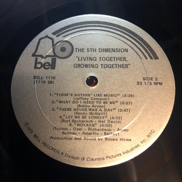 The Fifth Dimension : Living Together, Growing Together (LP, Album)