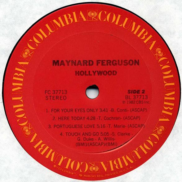Maynard Ferguson : Hollywood (LP, Album)