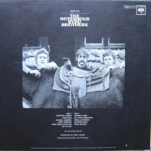 The Byrds : The Notorious Byrd Brothers (LP, Album)