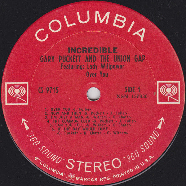 Gary Puckett & The Union Gap : Incredible (LP, Album, Ter)