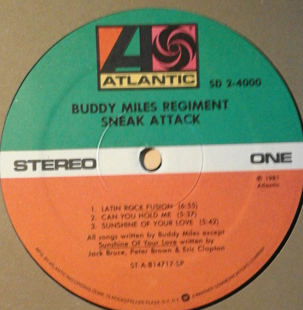 Buddy Miles Regiment : Sneak Attack (2xLP, Album, SP)