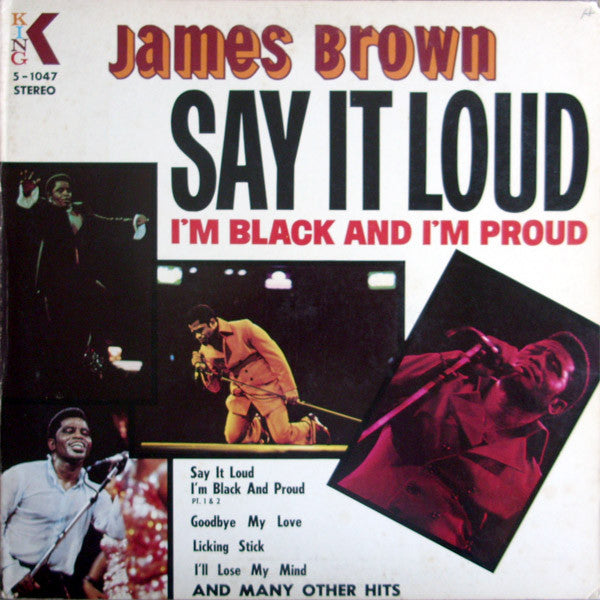 James Brown : Say It Loud I'm Black And I'm Proud (LP, Album, Gat)