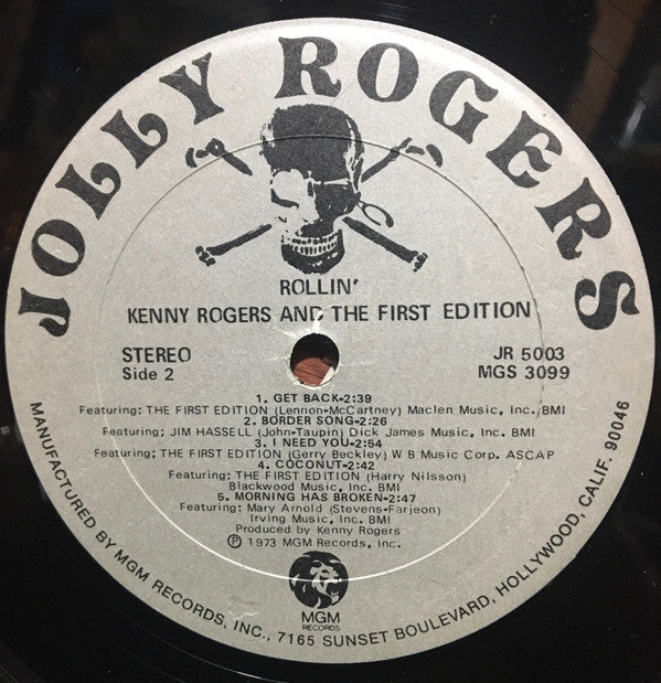 Kenny Rogers & The First Edition : Rollin' (LP, Album)