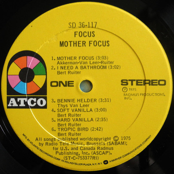 Focus (2) : Mother Focus (LP, Album, PRC)