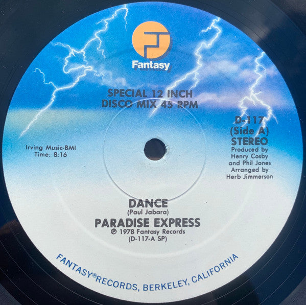 Paradise Express : Dance / Poinciana (12")
