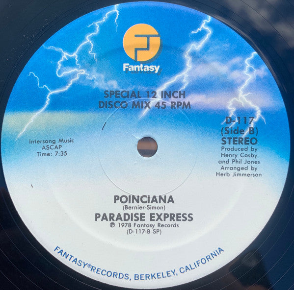 Paradise Express : Dance / Poinciana (12")