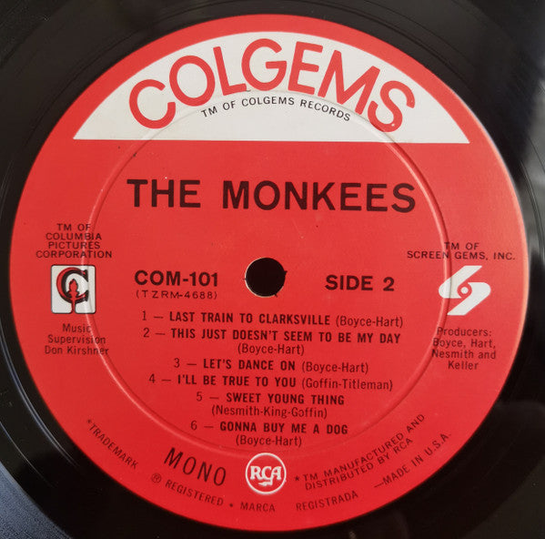 The Monkees : The Monkees (LP, Album, Mono, M/Print, Ind)