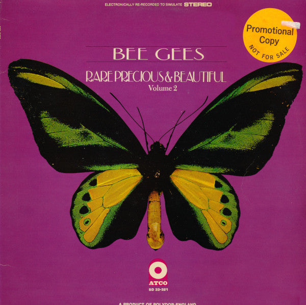 Bee Gees : Rare, Precious & Beautiful Vol. 2 (LP, Comp, Promo, CTH)