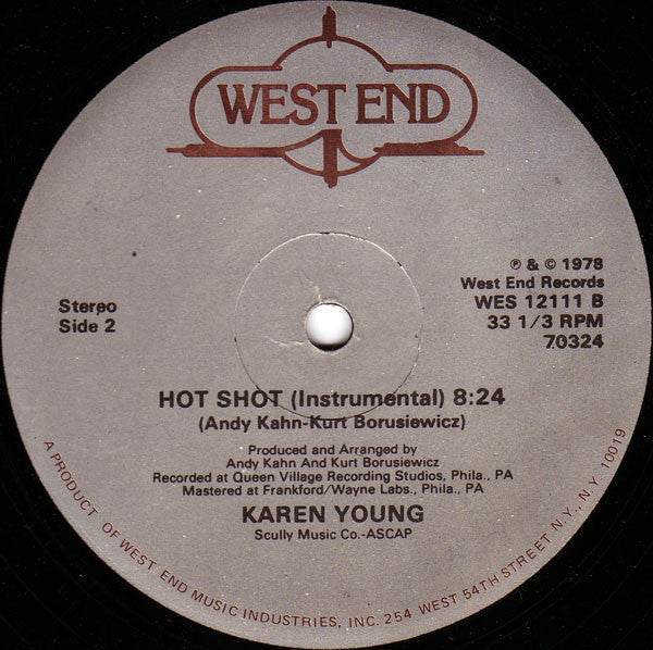 Karen Young : Hot Shot (12")