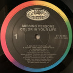 Missing Persons : Color In Your Life (LP, Album, SRC)