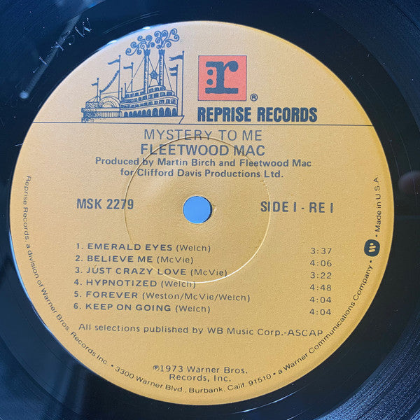 Fleetwood Mac : Mystery To Me (LP, Album, RE, Jac)