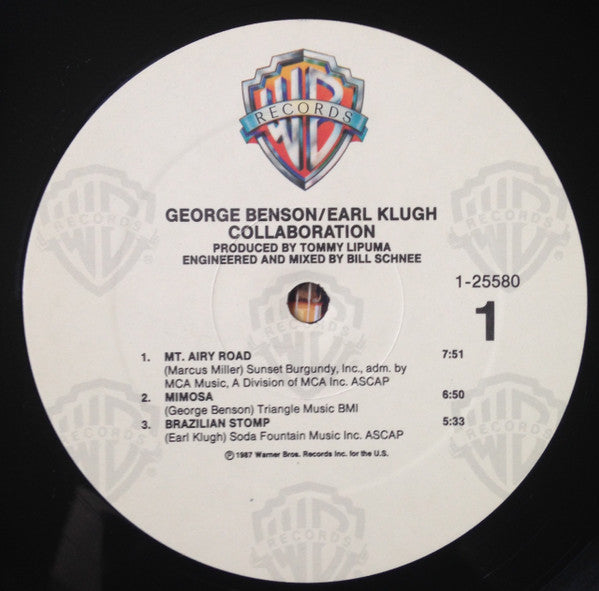 George Benson / Earl Klugh : Collaboration (LP, Album, All)