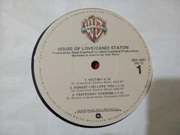 Candi Staton : House Of Love (LP, Album, Los)