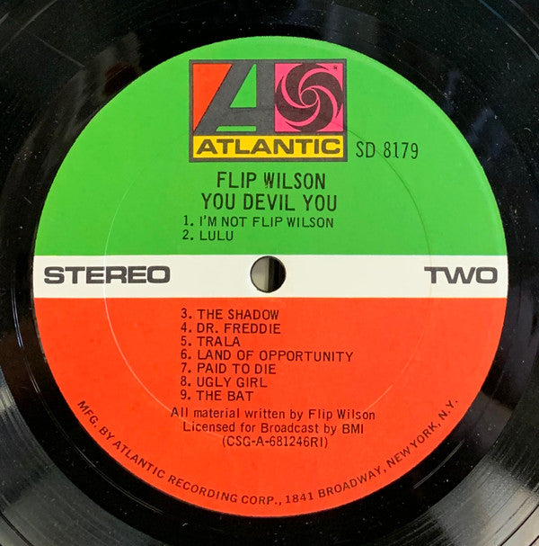 Flip Wilson : You Devil You (LP, Album, RE, Phi)