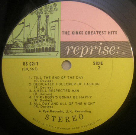 The Kinks : The Kinks Greatest Hits! (LP, Comp)